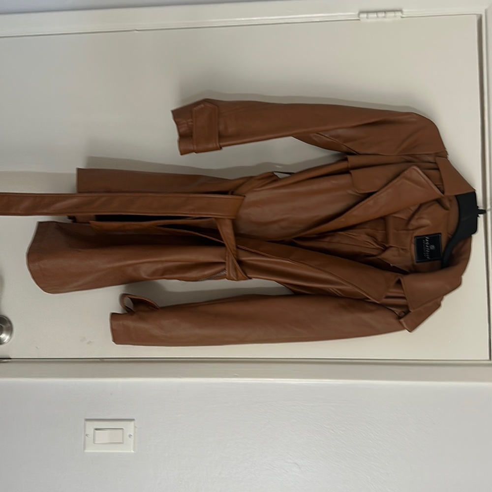 Bagatelle brown leather jacket